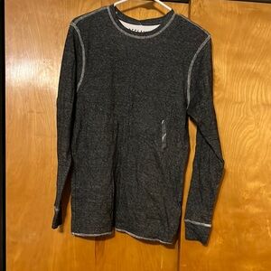 Men's Gray Long Sleeve Shirt